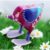 Handmade Fabric Bird Ornament – Purple Pink And Blue Quilted Decoration for Spring Easter And Whimsical Home Décor