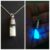 Handmade Glow in the Dark Steampunk Potion Bottle Pendant | Mystical Vial Necklace