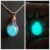 Handmade Glow in the Dark Teardrop Steampunk Pendant | Mystical Turquoise Potion Bottle Necklace