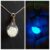 Handmade Glow in the Dark Teardrop Steampunk Potion Pendant | Mystical Alchemy Necklace