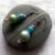 Handmade Green and Blue Drop Earrings – Shimmer Beaded Dangly Earrings with Stardust Accent