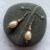 Handmade Ivory Pearl Droplet Dangly Drop Earrings – Elegant Classic Bridal Style