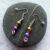 Handmade Multicoloured Glass Bead Drop Earrings with Wire Swirl – Bright And Unique Statement Jewellery