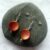 Handmade Orange Airbrush Twist Drop Earrings – Lightweight Dangly Statement Jewellery