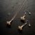Handmade Pearly Flower Pendant and Earrings Set | Elegant Beaded Acrylic Blossom Jewellery Gift Set