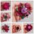 Handmade Pink Fabric Flower Brooches – Button Pins for Jackets Scarves And Accessories