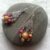 Handmade Triangle Chandelier Drop Earrings with Pink and Gold Beads – Boho Tribal Dangly Earrings