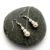 Handmade Triple White Pearl Drop Earrings – Elegant Dangly Bridal And Everyday Jewellery