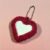 Heart Photoframe Fuzzywire Keychain