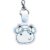 Hippo Face Keyring With Glasses – Cute Animal Gift