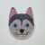 Husky Dog Diamond Art Coaster – Sparkling Elegance for Your Table