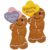 I Love My Mum Heart Balloons Gingerbread Character – Handmade Gift for Mum