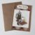 Vintage Coffee Percolator and Men’s Watch Birthday Card – 5×7 Size with Matching Envelope