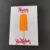 Orange Lolly Ice Happy Birthday Card – Blank Inside with Envelope