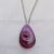 Pink Oval Resin Necklace Handcrafted with Love