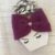 Medium Weight Machine-Knitted Headwrap with Carabiner
