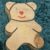 Handcrafted Wooden Teddy Bear Shaped Box with Diamond Art Gems
