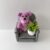 Handmade Needle Felted Bear in Chair with Plant Embellishment