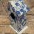 Handcrafted Wooden Bird House with Blue Flowers Decoupage – Small Decorative Birdhouse
