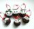 Needle Felted Christmas Pudding Decorations – Set of 2