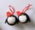 Needle Felted Penguin Baubles – Set of 2 for Christmas Decor