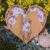 Handcrafted Wooden Heart with Dog and Cat Design – 21.5 x 21 cm