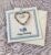 Happy Birthday Beaded Heart Card (Whale Design)