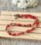 Red Beaded Phone Wrist Strap