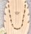 18-Inch Light Brown Striped Agate and Tiger’s Eye Necklace