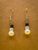 Small Christmas Snowman Earrings