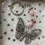Handmade Pink Beaded Butterfly Bag Charm/Keyring