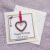 Beaded Heart Birthday Card