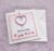 Beaded Heart Thank You Card