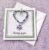 Thinking of You Purple and Green Beaded Heart Card