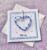 With Love Blue Beaded Heart Card