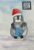 Adorable Watercolor Penguin with Santa Hat & Christmas Gift