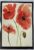 A5 Handpainted Poppy Flower Greeting Card – Personalizable