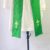 Green Clergy Stole with Golden Hand Embroidery