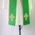 Green Clergy Stole with Golden Hand Embroidery
