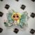 Snowflake and Blue Glitter Ice Princess Hair Bow for Girls