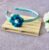 Turquoise & Blue Flower Headband