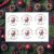 Custom Christmas Gift Stickers – 45mm Round (24 per Sheet)