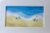 Original Miniature Watercolour Beach Scene from Above – Ideal Gift Card Insert