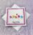 Handmade Birthday Card with Bee & Button Flowers (Pink)