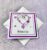 ‘With Lots of Love’ Purple Beaded Heart Card