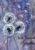 Handpainted A5 Sympathy Card with Purple Dandelion Flower Clocks