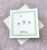 ‘Just to say…’ Pearl Flowers and Butterfly Card (4×4 inch)