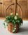 Beaded Yellow Flower Plant in Basket