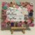 “Mums are like Buttons..” quote encased in a Beautiful Button Embellished Keepsake Plaque (6”x5”) with small wooden display easel.
