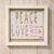 Gorgeous Gem Word Art Picture “Peace, Love, Joy” in Box Frame